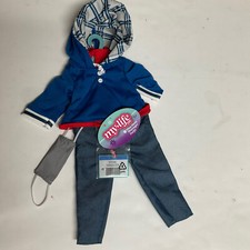NEW My Life As 18" Doll Store Manager Outfit Hoodie Jeans Mask Card