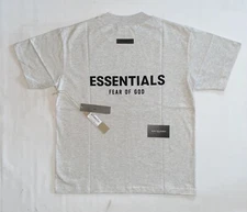 BRAND NEW ESSENTIALS FOG SS22 LIGHT OATMEAL T-SHIRT XS-XL - FAST SHIPPING ✅ 📦✈️