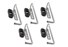 5set Tail Pipe Mild Steel Exhaust Hanger Bracket Bracket Hanger Insulatorj Hook