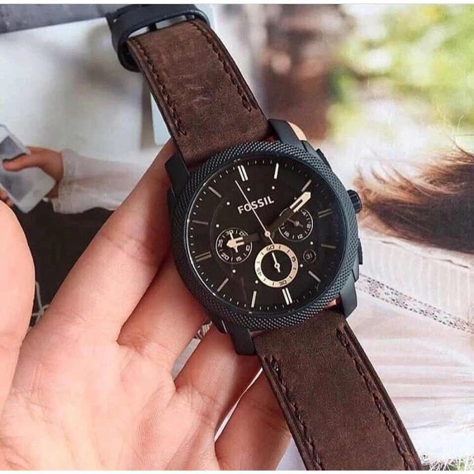 Fossil FS4656 Machine Chronograph Brown Dial 42mm Men s Watch