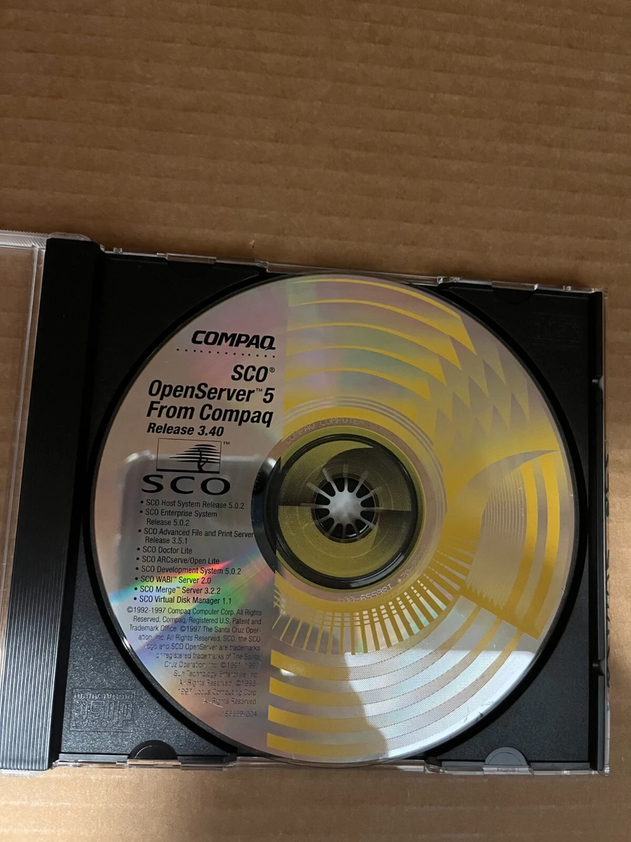 SCO OpenServer Operating System Software for sale | eBay