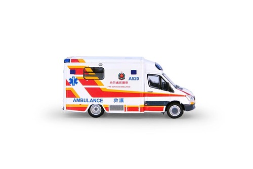 MAY 2025 TINY MERCEDES BENZ Sprinter Ambulance "Vital Signs" (AM520) 1/76 - Picture 5 of 5