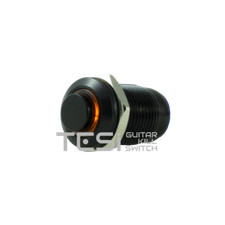 Tesi POCO 12MM LED Momentary Push Button Guitar Kill Switch Black/Yellow