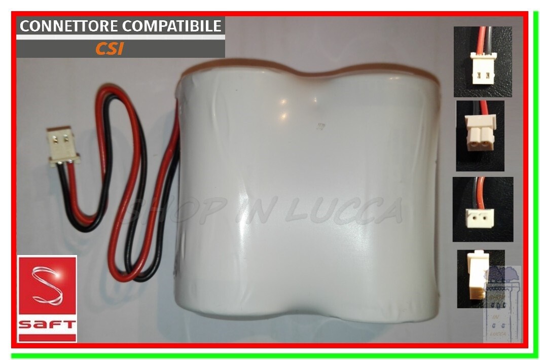 Batteria Antifurto CSI LT7213 Pila Saft 2-LSH20 7.2V 13000mAh