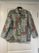 Alfred Dunner Womens VTG Artsy Boho Patchwork...