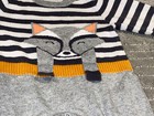 UK Brand  Cashmere &cotton The Bonnie Mop Knit Fox Stripe playsuit 0-3m — photo 5