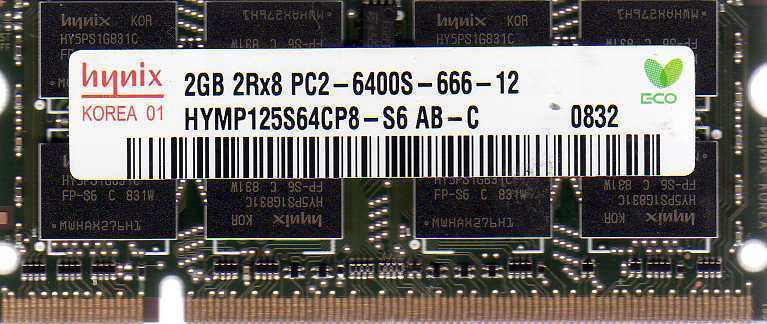 2GB HP Pavilion dv2500/dv2600/dv2700/dv2800/dv2900 Series DDR2