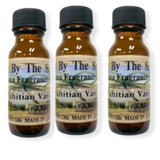 Tahitian Vanilla 3 Oil Diffuser Fragrance Oil 1/2 Oz  FREE SHIPPING USA SELLER