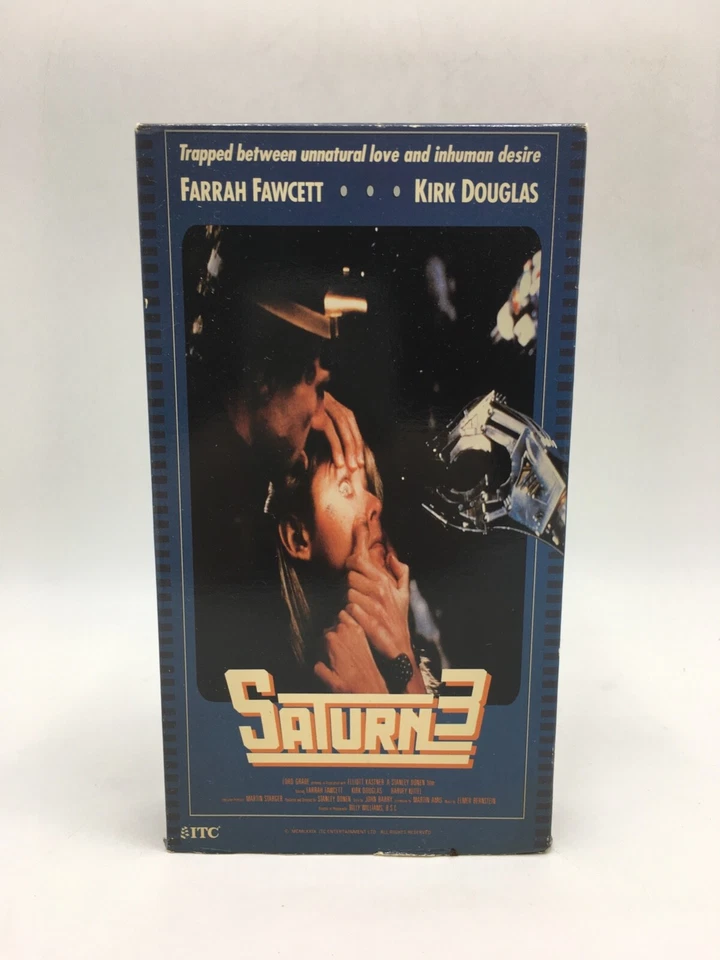 Saturn 3 VHS Cassette Tape (Avid 1992) Farrah Fawcett Kirk Douglas Harvey Keitel - Image 4 of 4