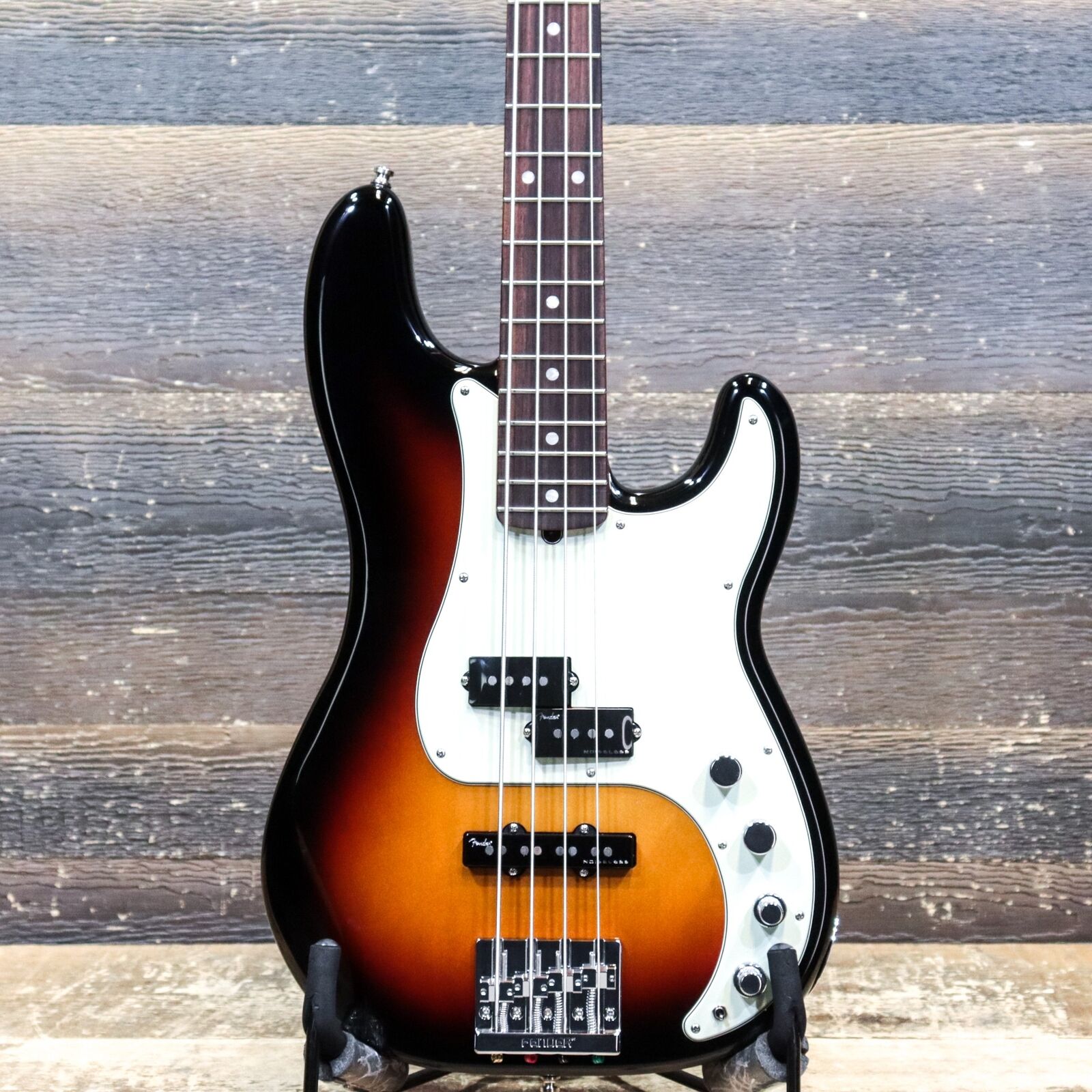 Fender American Ultra Precision Bass Ultraburst 4-String Electric Bass w/Case