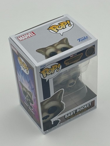 Funko POP! Guardianes de la Galaxia Baby Rocket 1208 - Marvel - Original - RARO - Imagen 2 de 5