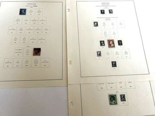 Lot 19 Postage Stamps 1880s 1871-1898 Album Pages - Picture 4 of 4