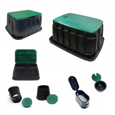 LST Ventilkasten Rund 255mm - Regenschacht Mit Deckel Für Kugelhähne