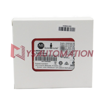 New Allen-Bradley 440R-N23129 Fixed Safety Relays ,Monitored Manual Reset