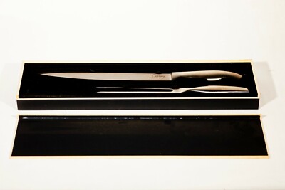 Culinary Concepts Carving Knife and Fork set in wood box