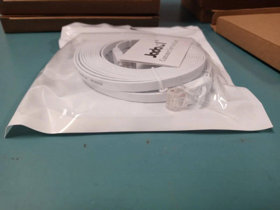 lot of 19 Cat 6 Ethernet Cable 10 ft - Flat Internet Network Lan patch cord - Image 4 of 4