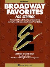 Essential Elements Broadway Favorites for Strings - String Bass Book 000868043