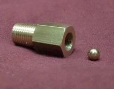 1/4 npt 1/8 Hercules Check Valve Gas Engine Hit Miss Fuel Brass Motor Water Oil