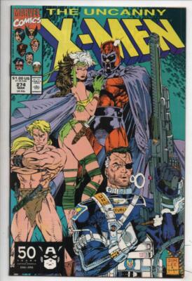 X-MEN 274, NM, Jim Lee Magneto, Rogue Claremont, Uncanny, 1963