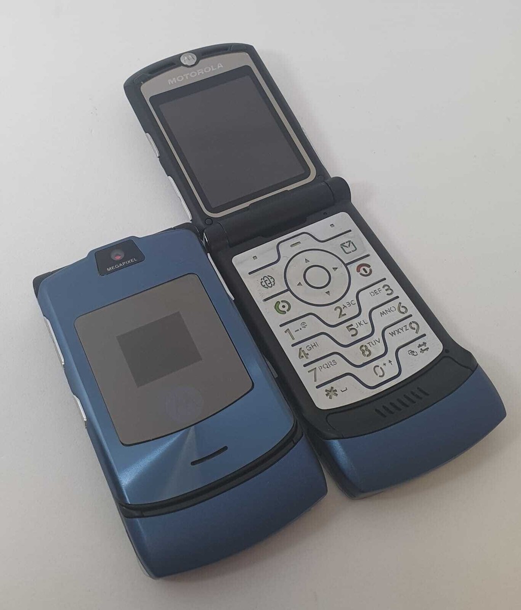 Motorola RAZR V3 / V3i Téléphone Rétro Flip - Toutes Couleurs - Débloqué - État GRADE A
