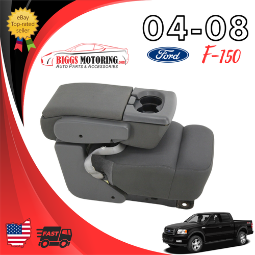0408 Ford F 150 D.Gray center console jump seat F150 2004 2005 2006