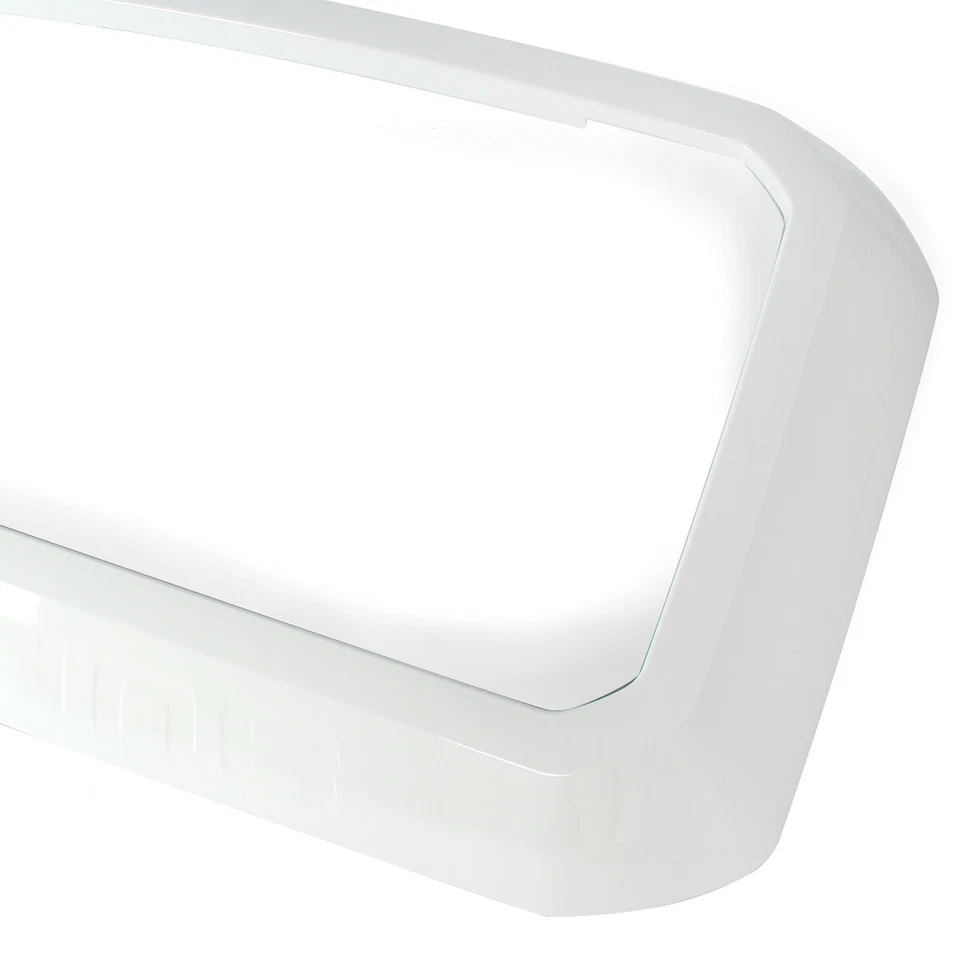 For Ford F250 F350 Super Duty 2011-16 Oxford White Grille Shell Frame Surround Foto 3 de 4