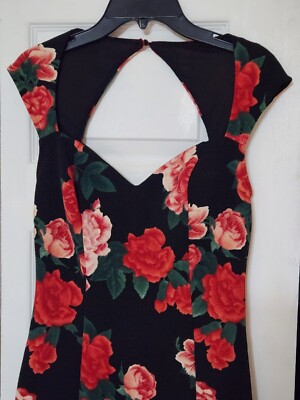 guess black dress red flowers Roses Size 4 1 cm/ 33 unicorn_birthday White Satin Backless Dresses Size:UK 8.5 / US 9.5 / EU 26