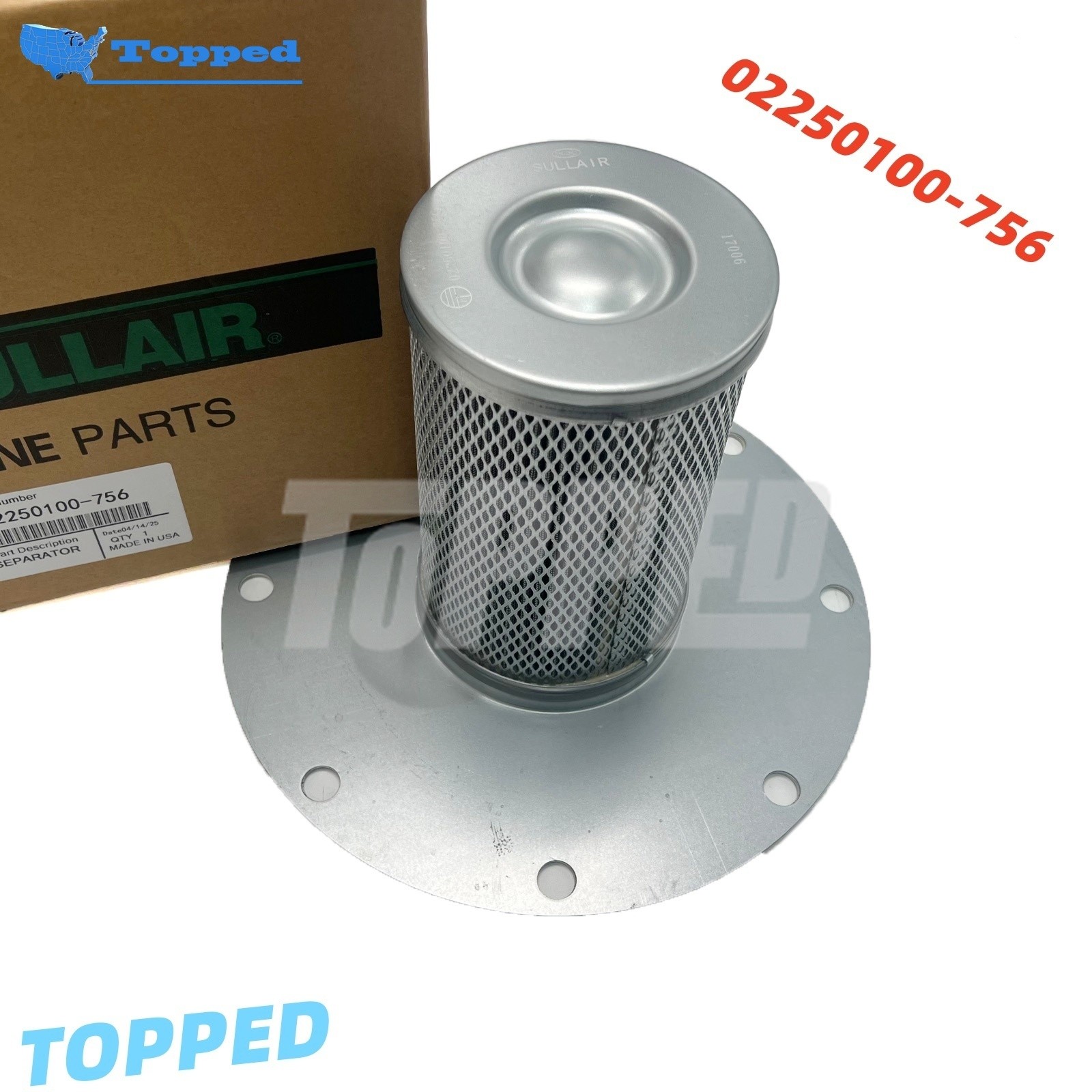 New Air-Oil Separator 02250100-756 for Sullair Air Compessor