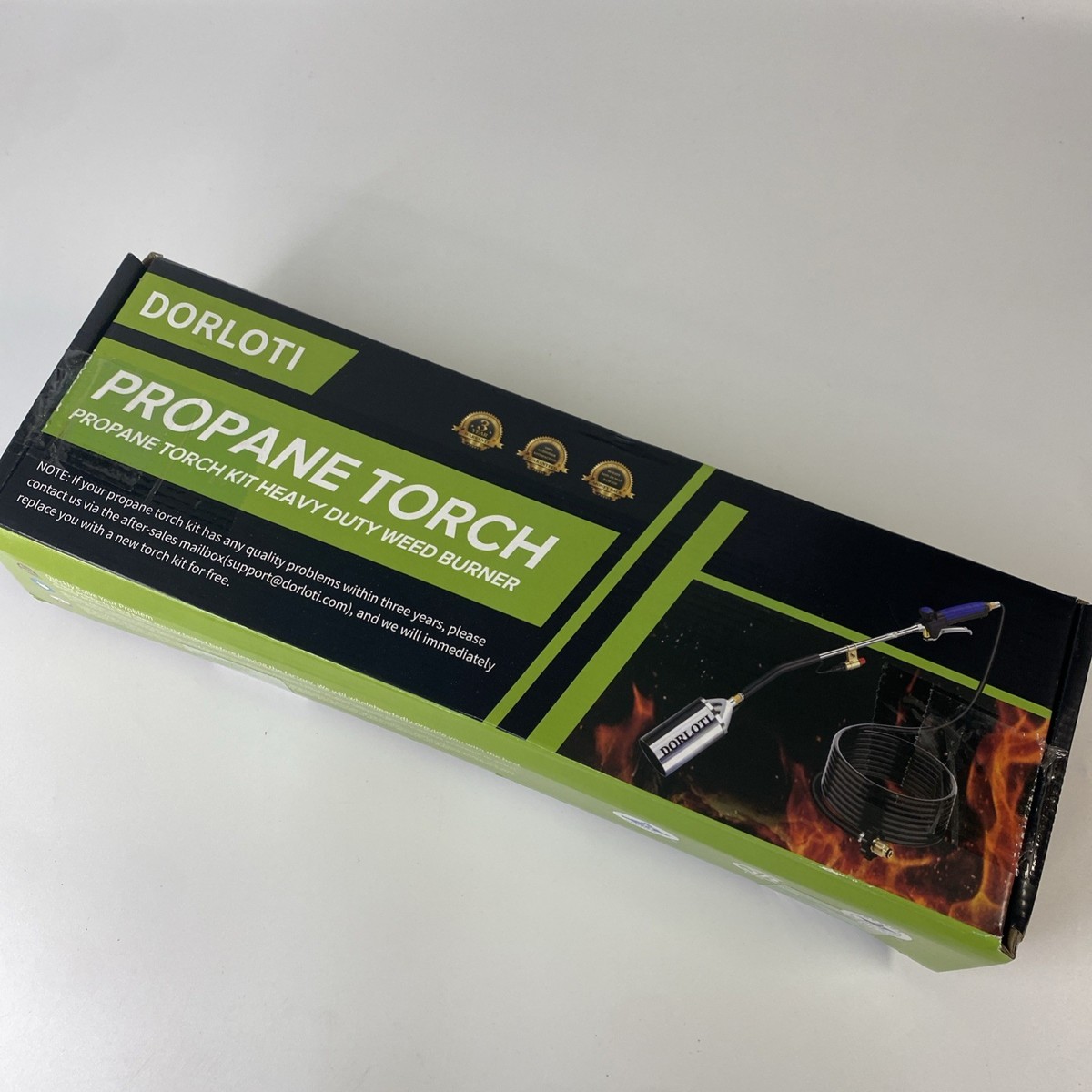 Heavy Duty Propane Torch Kit Burn Weeds Melt Ice with 10 FT Hose