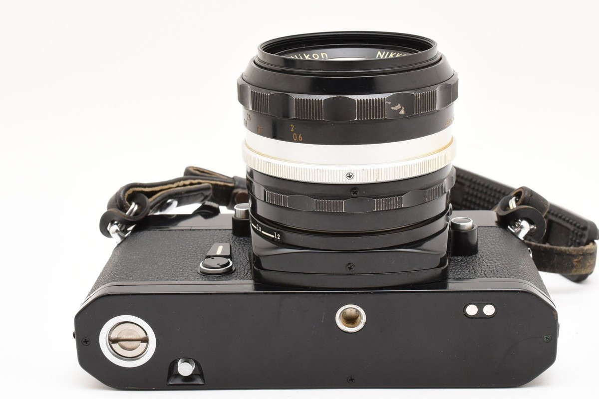 Exc+3]Nikon Nikomat EL Black w/Nikkor-S.C Auto 50mm f/1.4 Lens