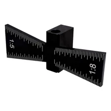Woodworking Measurement Tool with Dovetail Groove for Precision Marking