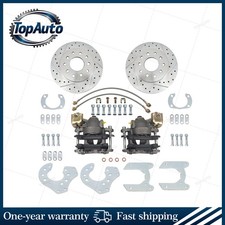 Bolt-on Rear Disc Brake Kit For Ford 9 Inch W E-brake Caliper Set Brand New