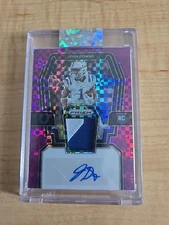 2023 Panini Prizm - RPA Josh Downs #RPA-JD Purple Power Prizm /49 (AU, MEM, RC)