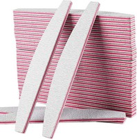 50 StüCk Nagelfeilen 100/180 Feilen NäGel Doppelseitige Nagelfeile FüR GelnäGel