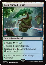 Rain-Slicked Copse #23 Commander: Lorwyn Eclipsed Rare