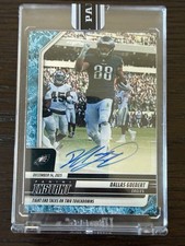 2025 Panini Instant #326 Dallas Goedert Water SP Auto /10 Philadelphia Eagles