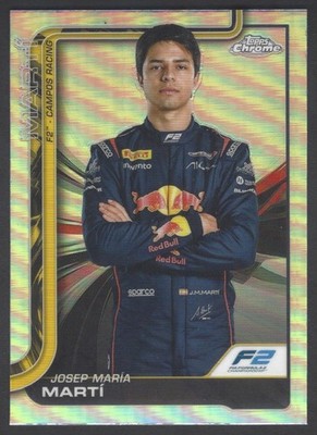 Josep Maria Marti - 2025 Topps Chrome F2 Motorsport #24 Refractor Campos Racing