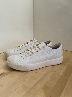Converse Jack Purcell Modern Ox White Leather Sneakers Shoes Men s Size 11.5