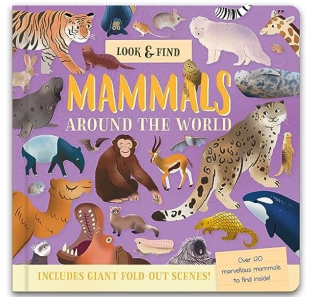Look and Find Fold-Out Board Book - Mammals - Perfect for Children Aged 3 Years Upward (Nature Look & Find Board Books) - Image 3