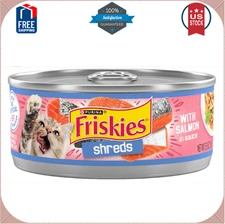 Purina Friskies Shreds With Salmon in Sauce Wet Cat Food - (Pack of 24) 5.5 oz.