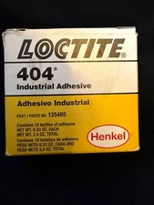 Loctite 404 10 Pack Industrial Instant Adhesive #135465 Super Glue Henkel 0.33oz