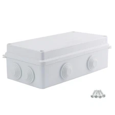 ABS Plastic Electrical Junction Box IP65 Waterproof Universal Outlet Box Dura...