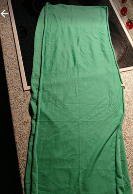 Esprit Damen Schal/Tuch aus Jersey, grün, unifarben, Jerseygewebe