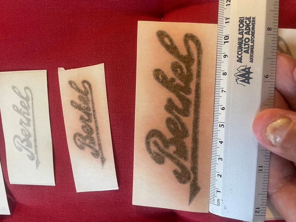 LOTTO DI 10 DECALCOMANIE BERKEL-( lotto 1) - Immagine 4 di 4