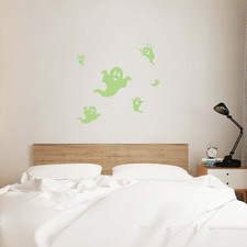  Forniture Halloween Bagliore al Buio Decorazioni Adesivi Murali Decalcomanie Finestre