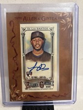 Topps 2025 Allen & Ginter Luis De Los Santos RC Auto #MA-LD New York Mets