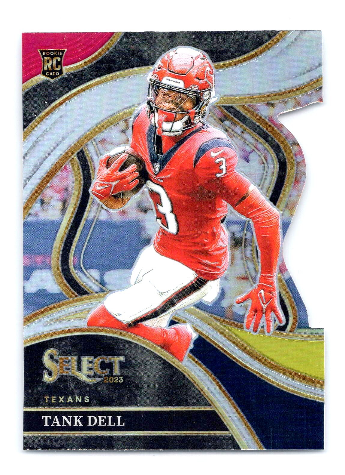 Tank Dell 2023 Panini Select #219 Silver Prizm Die Cut RC Rookie