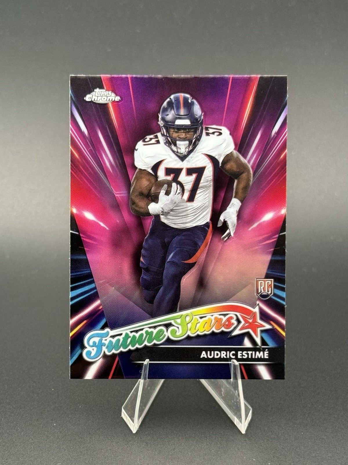 2024 Topps Chrome - Future Stars Audric Estime #FS-24 Refractor (RC)