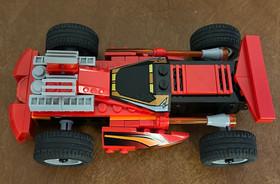 LEGO Power Racers ~ 8380 Red Maniac Racer Car ~ 99% Complete Incl Manual~Vintage