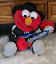 VINTAGE RARE 2000 FISHER PRICE COUNTRY ELMO- GUITAR HAT WORKS
